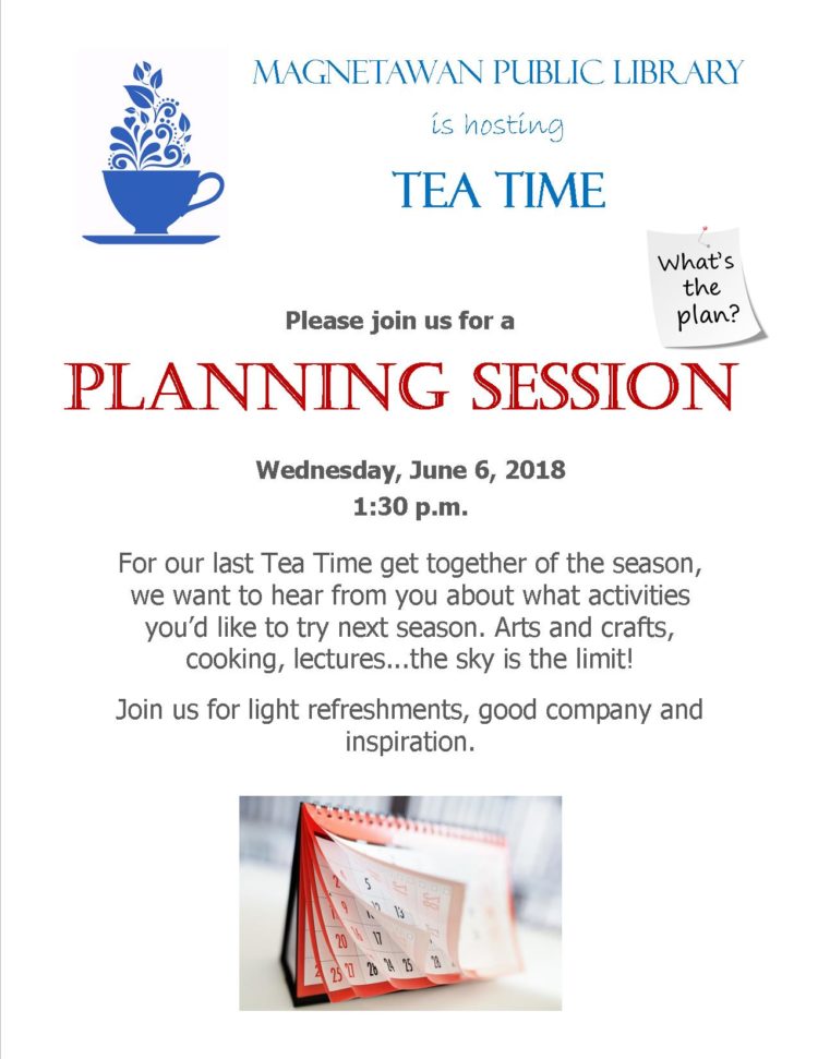 Tea Time Planning Session Poster